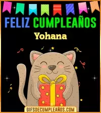 GIF Feliz Cumpleaños Yohana